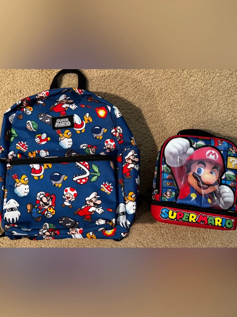 Super Mario Lunch & Backpack